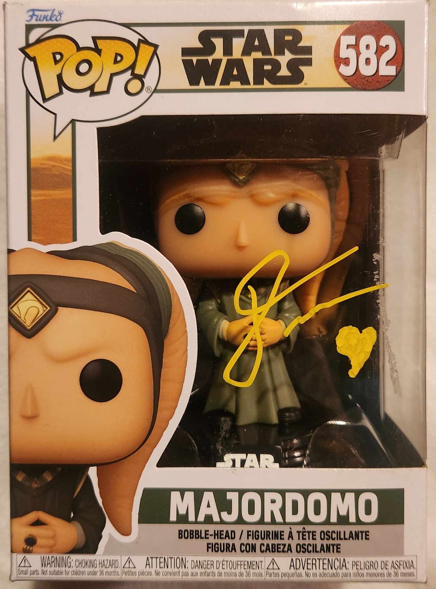 SIGNED "Star Wars" Majordomo Funko Pop!