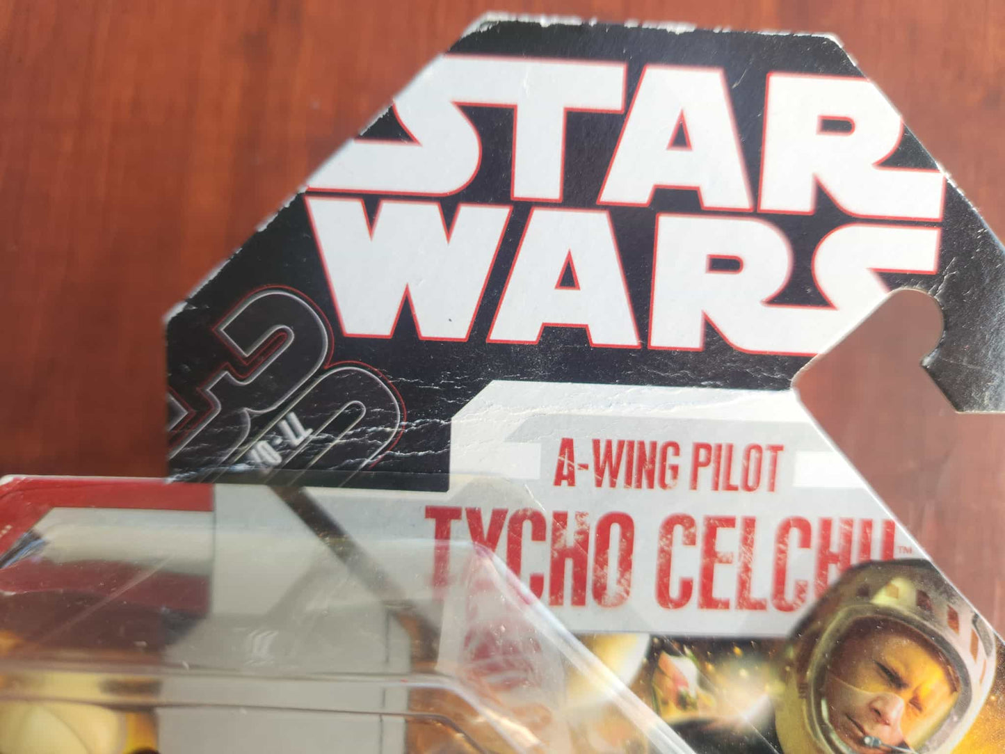 Danny D'Arcy SIGNED 'TAC' A-Wing Pilot Tycho Celchu Figure *DAMAGED