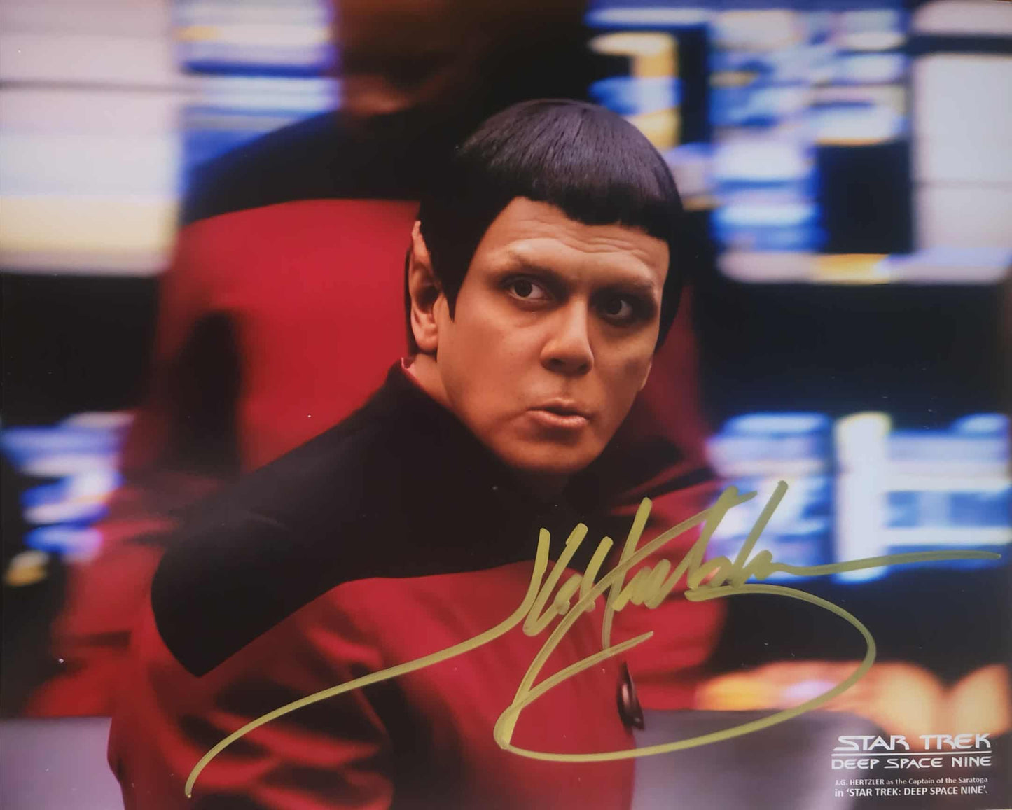 J.G. Hertzler SIGNED Vulcan Captain 8x10