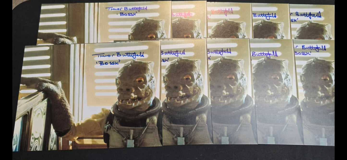 Trevor Butterfield SIGNED Bossk 8x10