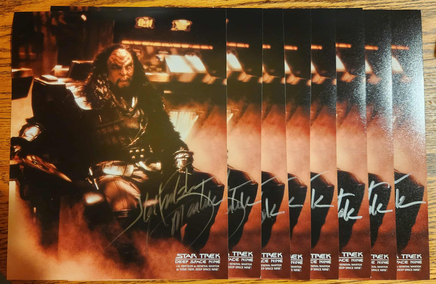J.G. Hertzler SIGNED Martok 8x10 (Vertical)