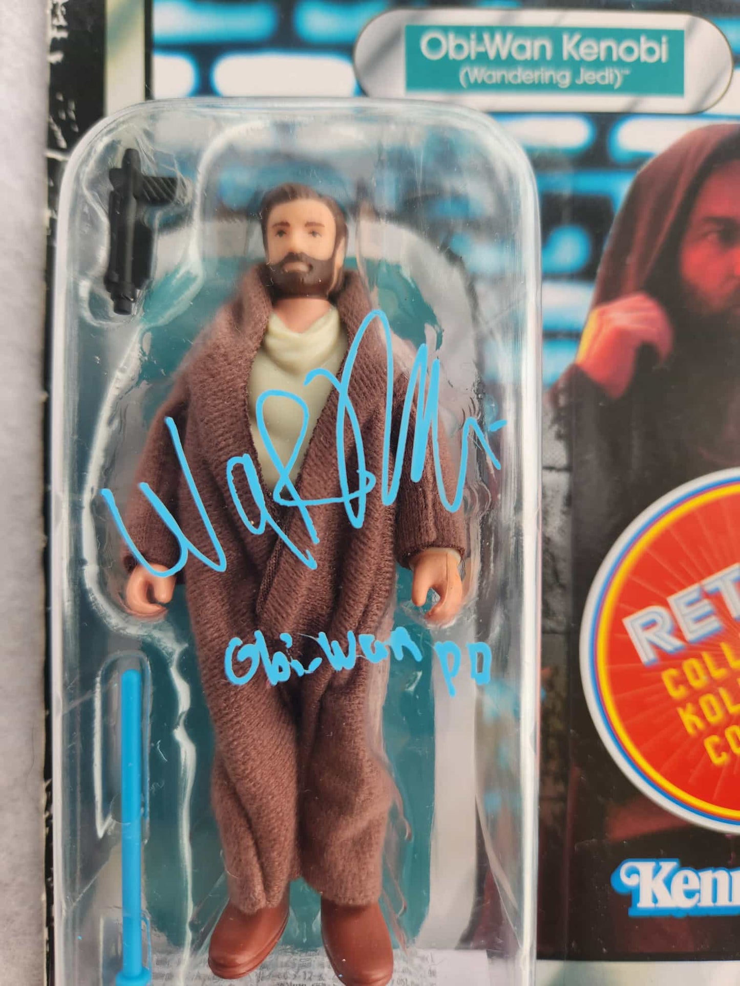Warren Proulx SIGNED Retro Collection Obi-Wan Kenobi Figure
