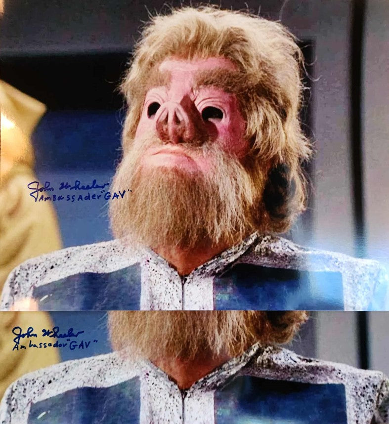 John Wheeler SIGNED Ambassador Gav 8x10