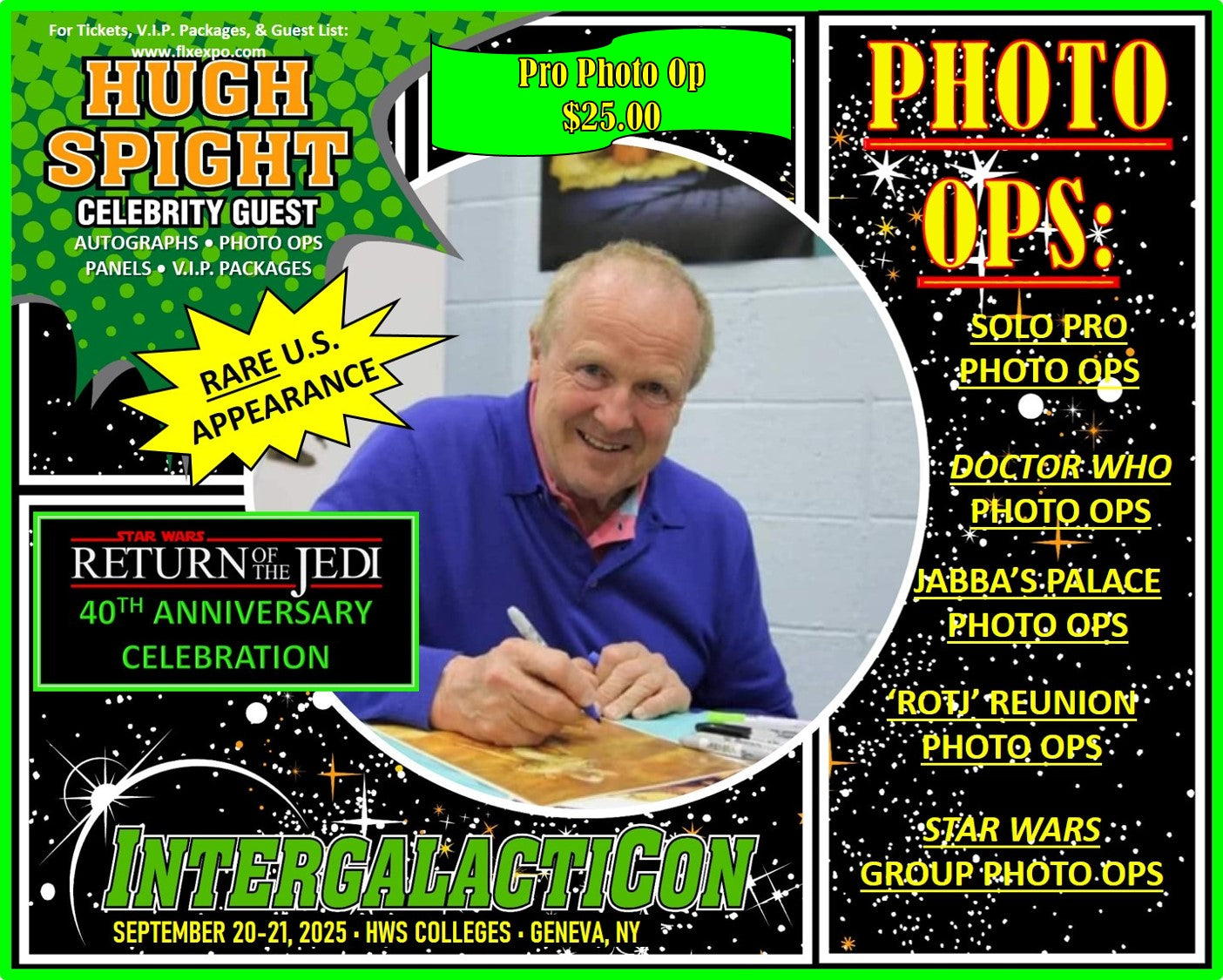 HUGH SPIGHT - Celebrity Guest