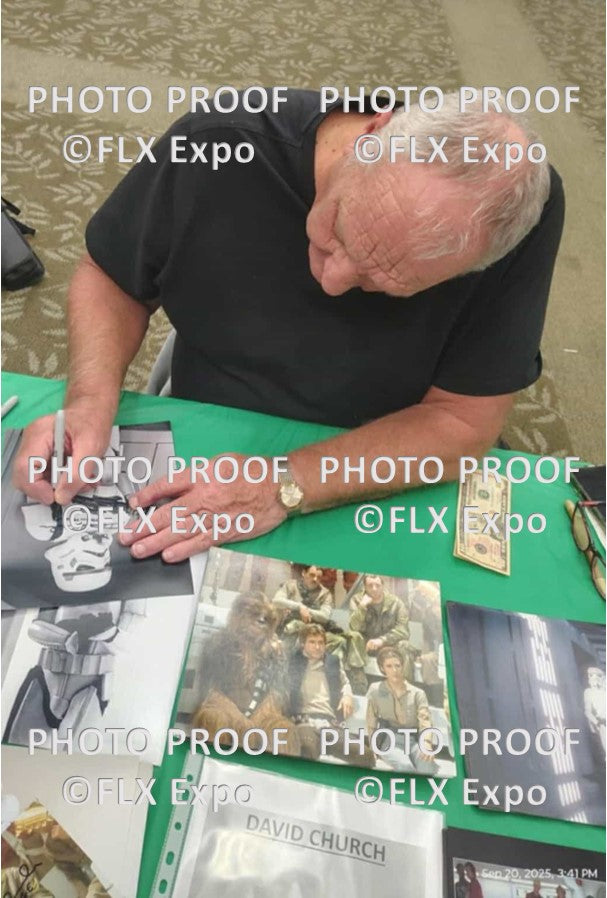 David Church SIGNED Stormtrooper 8x10