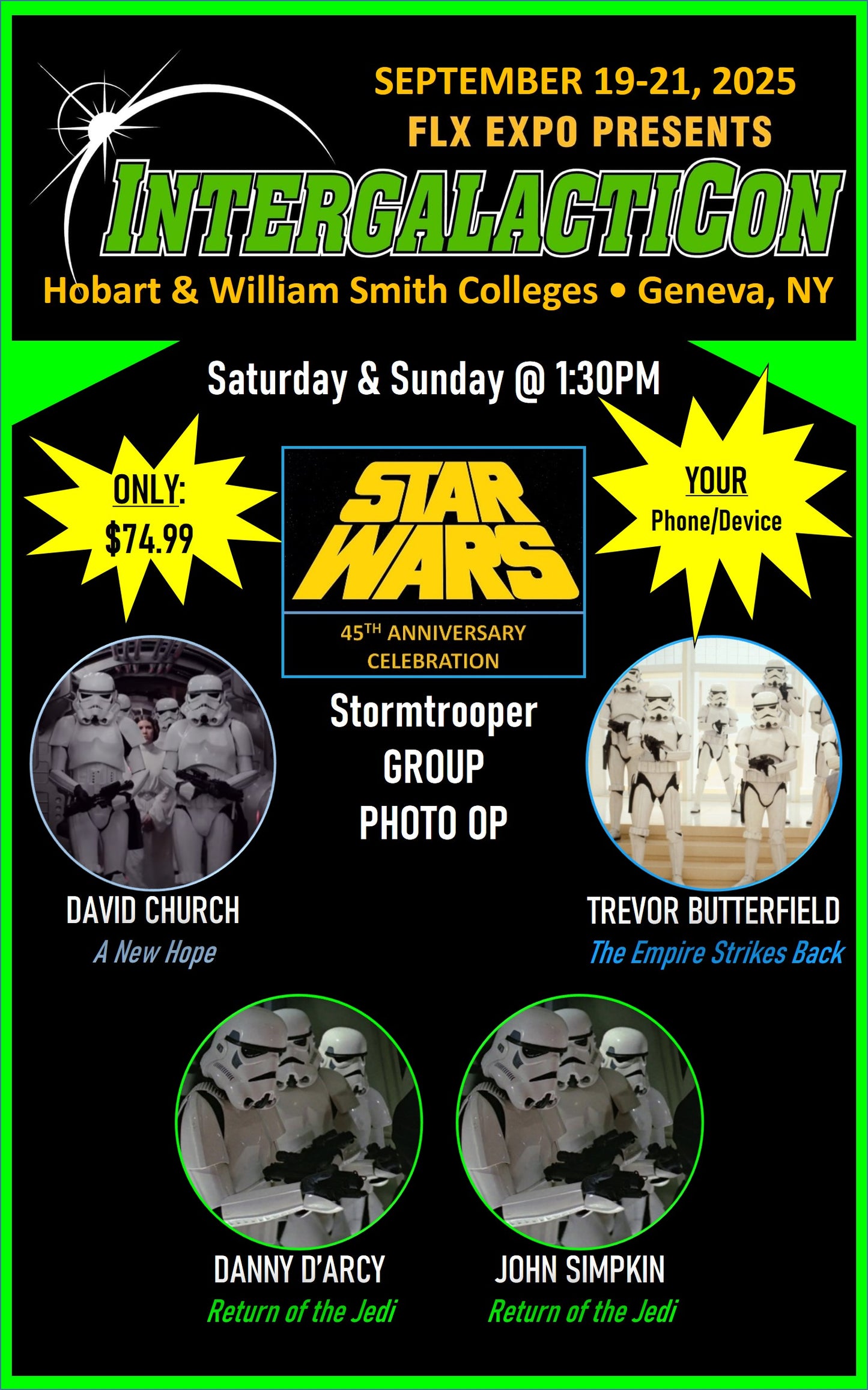 Stormtroopers Group Photo Op