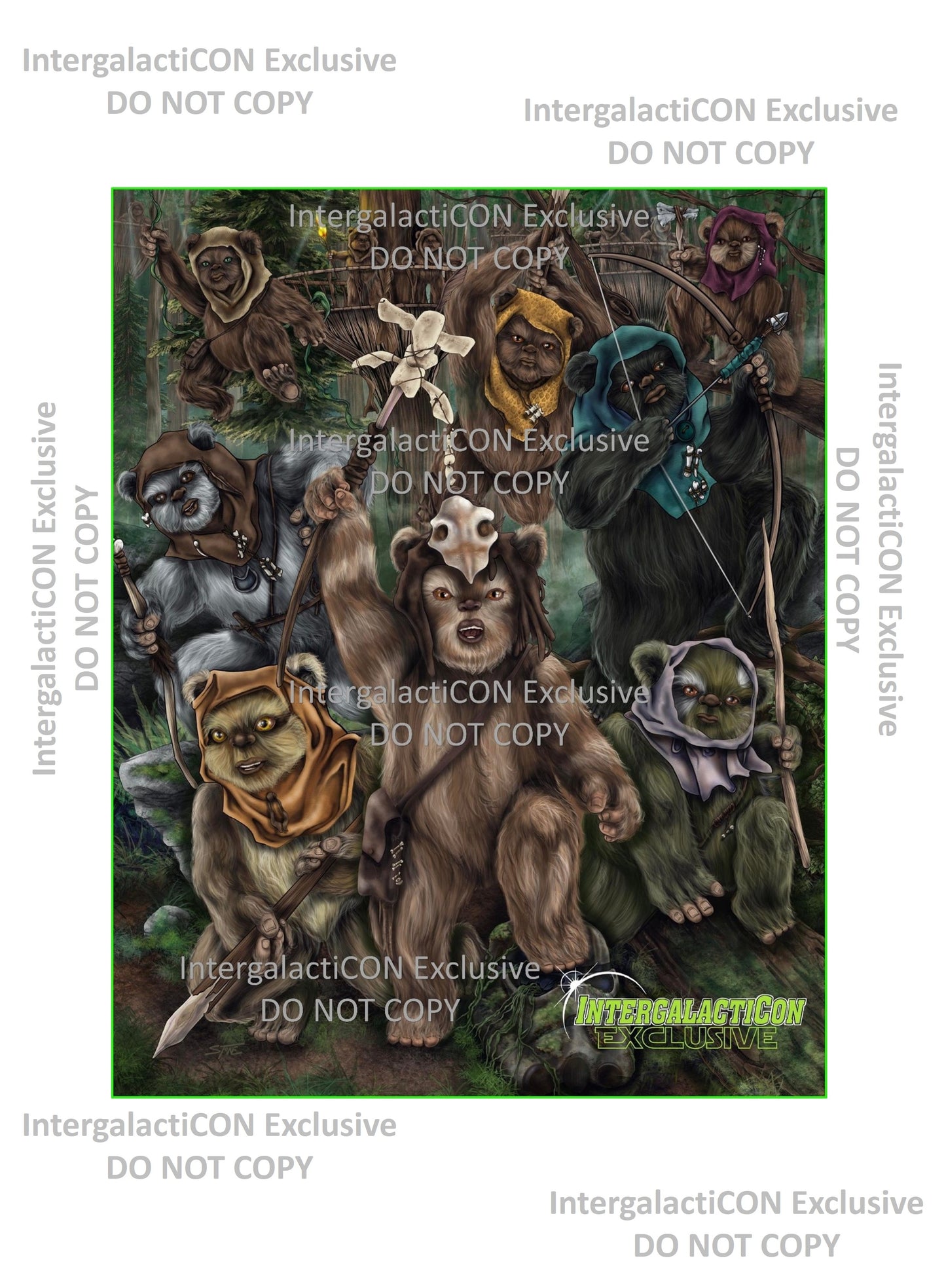 Exclusive "Ewoks Reunion" 11x14 Print