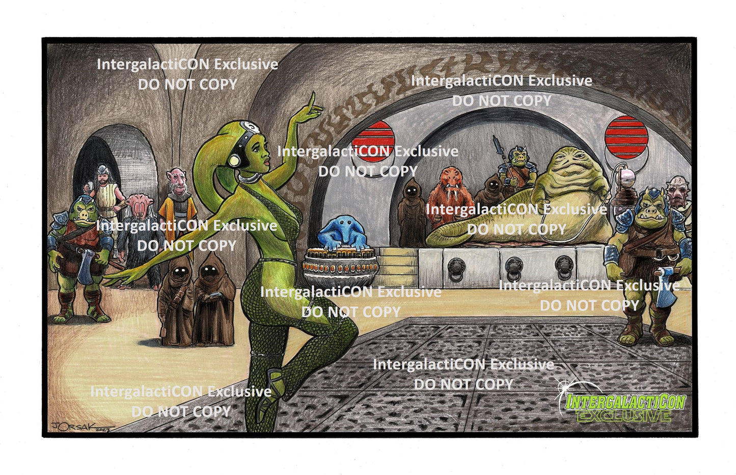 Exclusive "Jabba's Palace" 11x17 Print