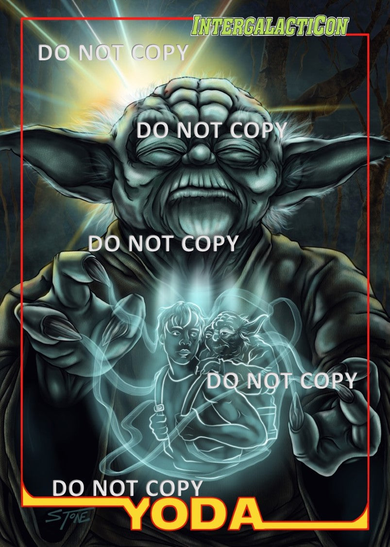 Exclusive Yoda Trading Card