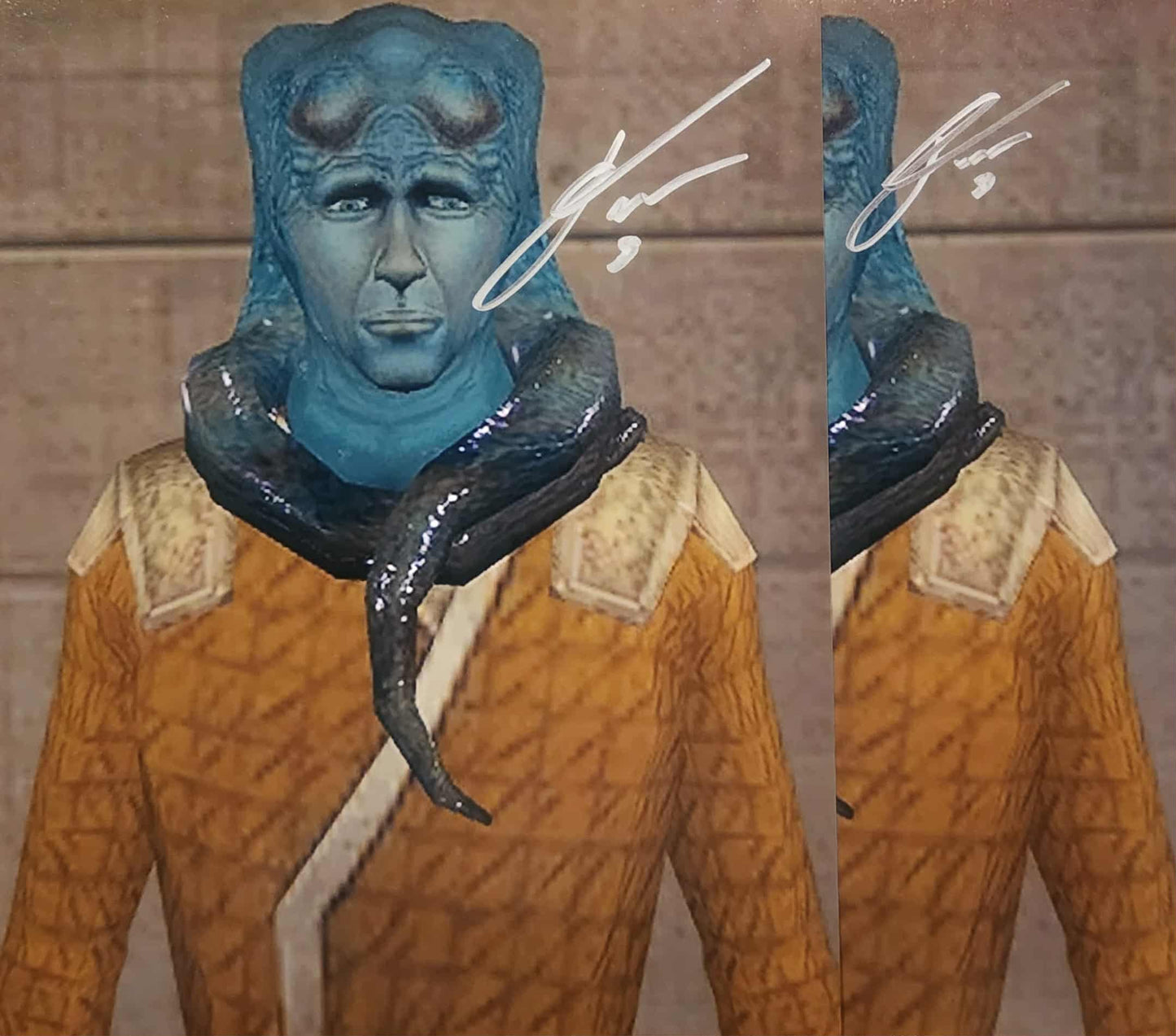 Derek Lane SIGNED Twi'lek Majordomo 8x10