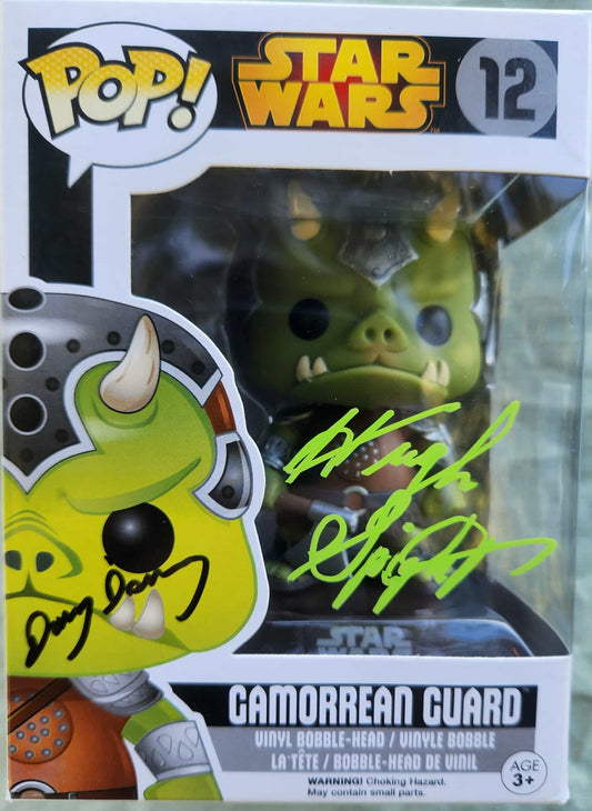 MULTI-SIGNED Gamorrean Guard Funko Pop!