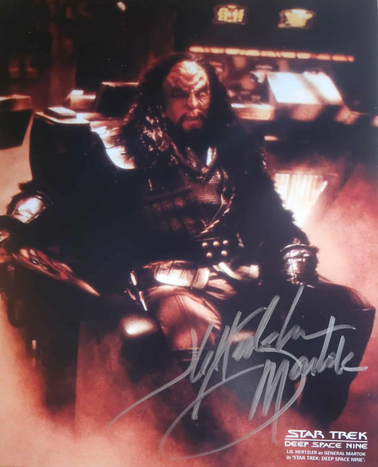 J.G. Hertzler SIGNED Martok 8x10 (Vertical)