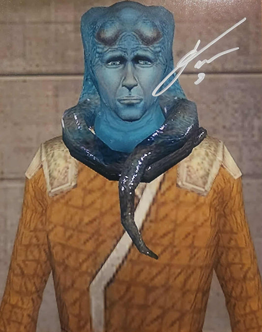 Derek Lane SIGNED Twi'lek Majordomo 8x10