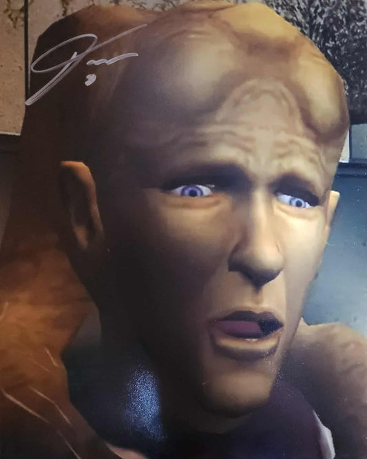 Derek Lane SIGNED Gold Twi'lek Male 8x10