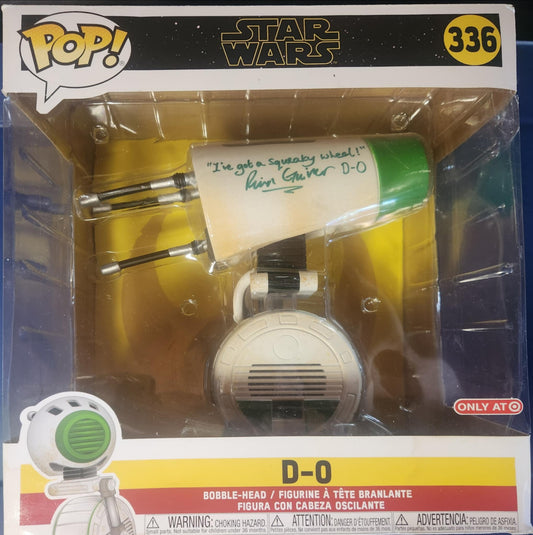 SIGNED Jumbo "Star Wars" Funko D-O *Box Damage