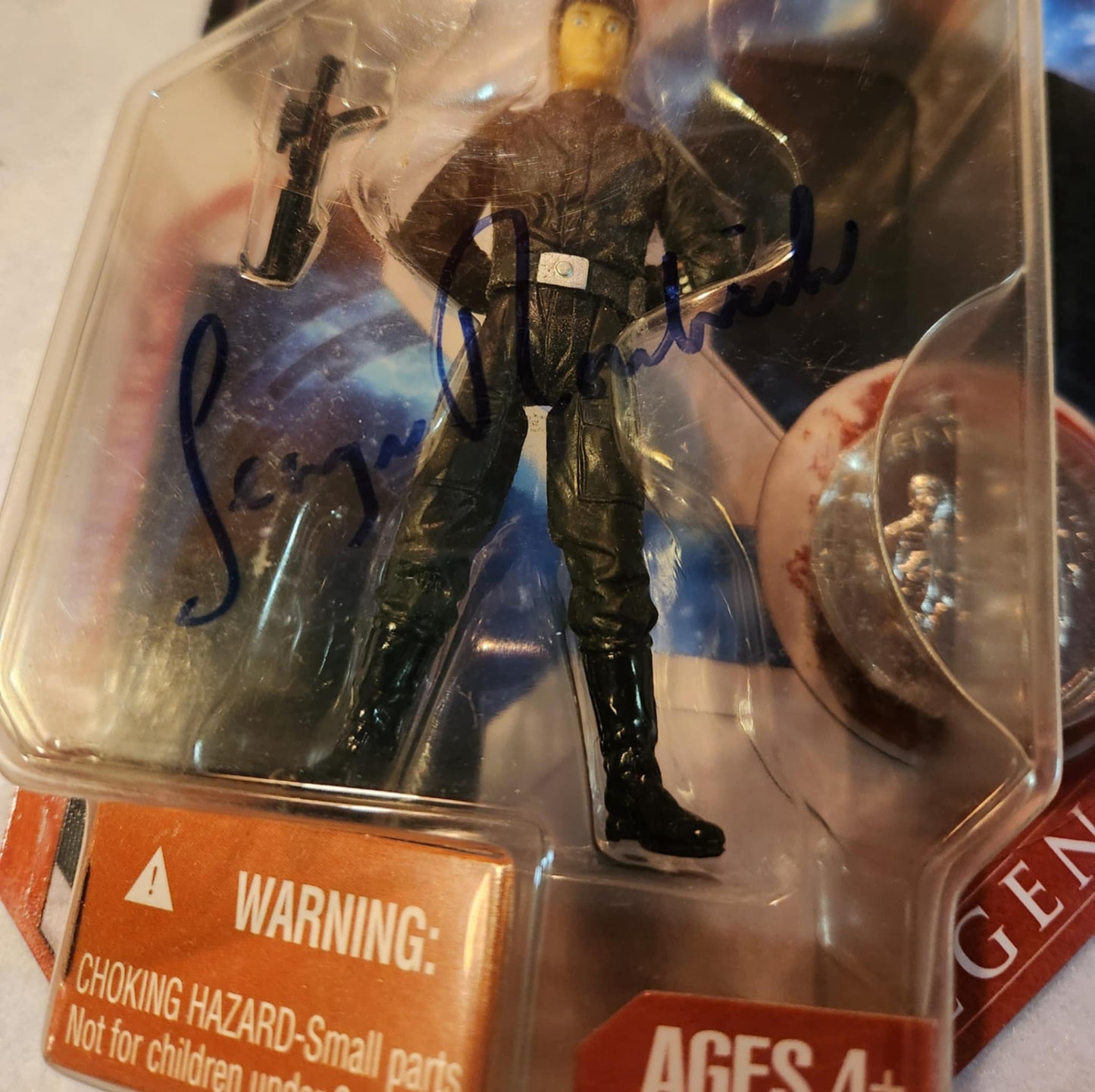 SIGNED "Star Wars" Imperial Officer Figure