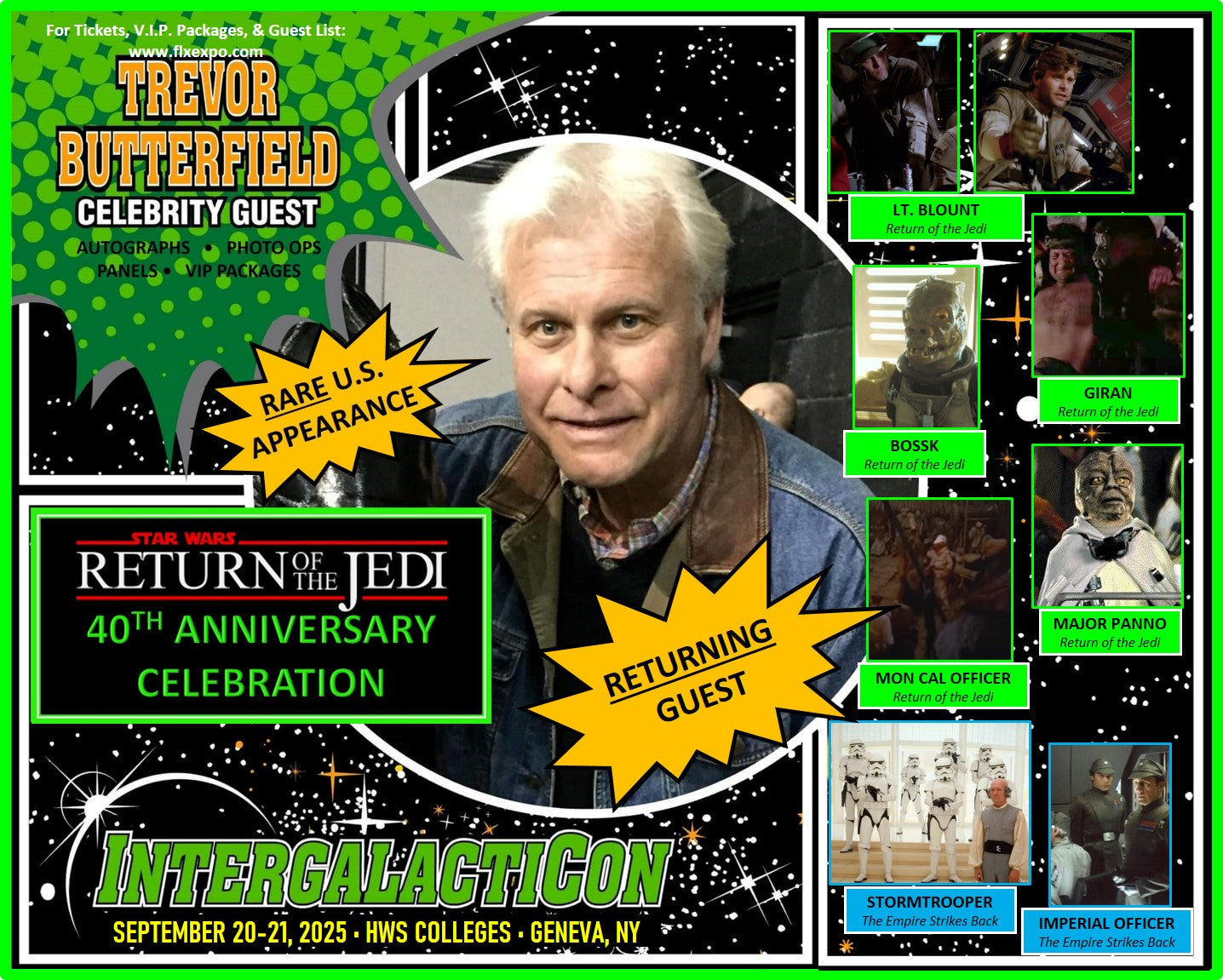 TREVOR BUTTERFIELD - Celebrity Guest