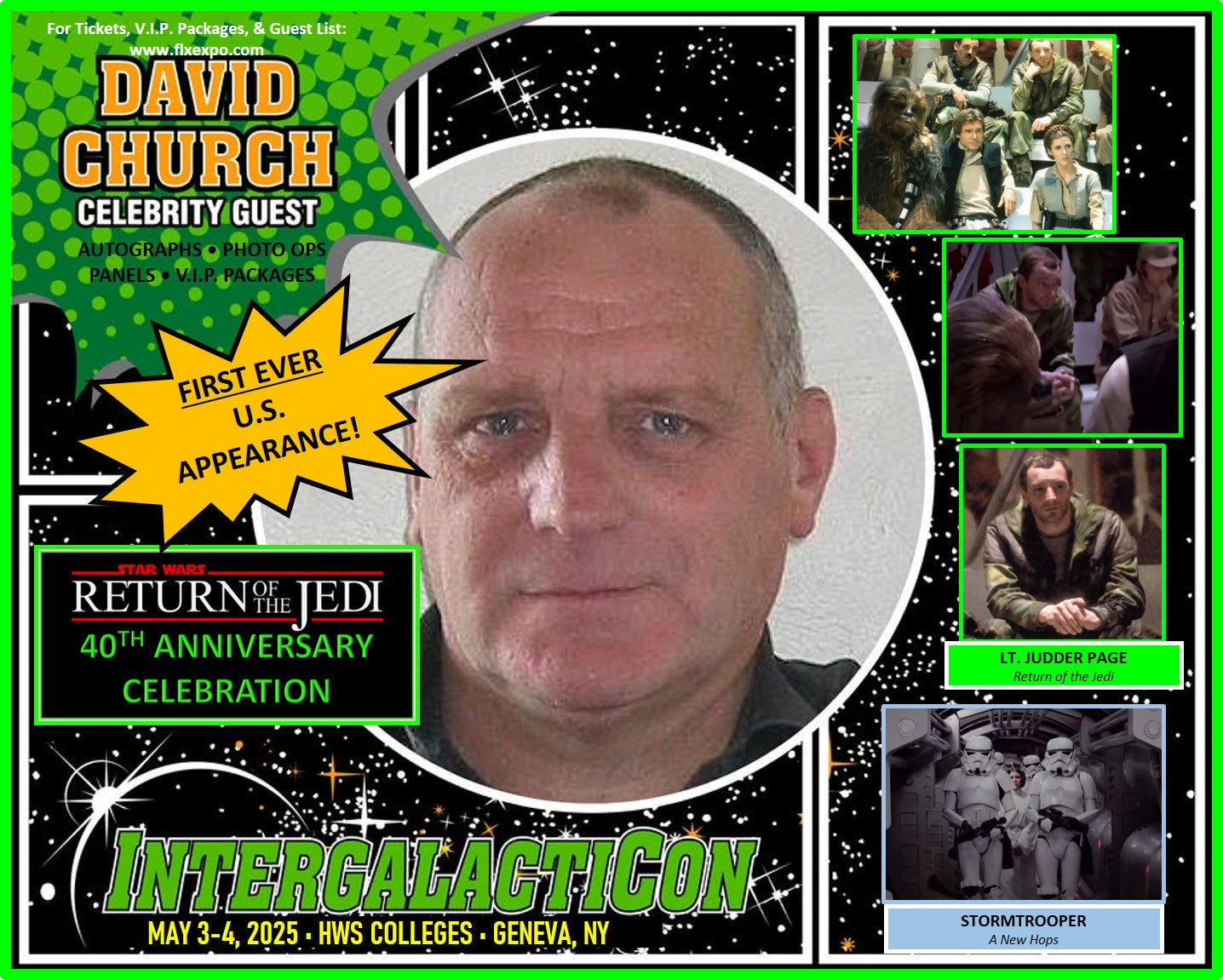 DAVID CHURCH - Celebrity Guest