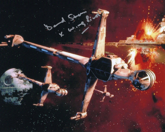 David Stone SIGNED B-Wing Fighter 8x10