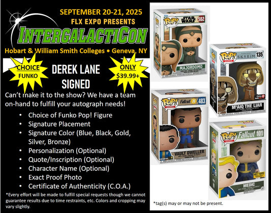 Derek Lane Funko Pop! Autograph - PREORDER