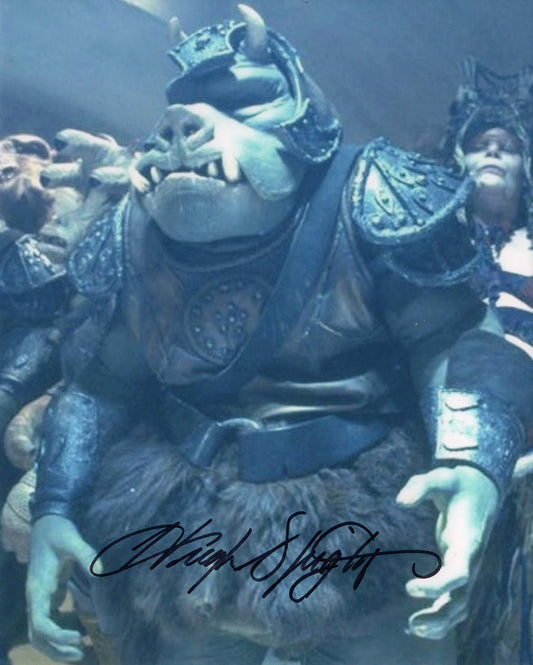 Hugh Spight SIGNED Gamorrean Guard 8x10 (Vertical)