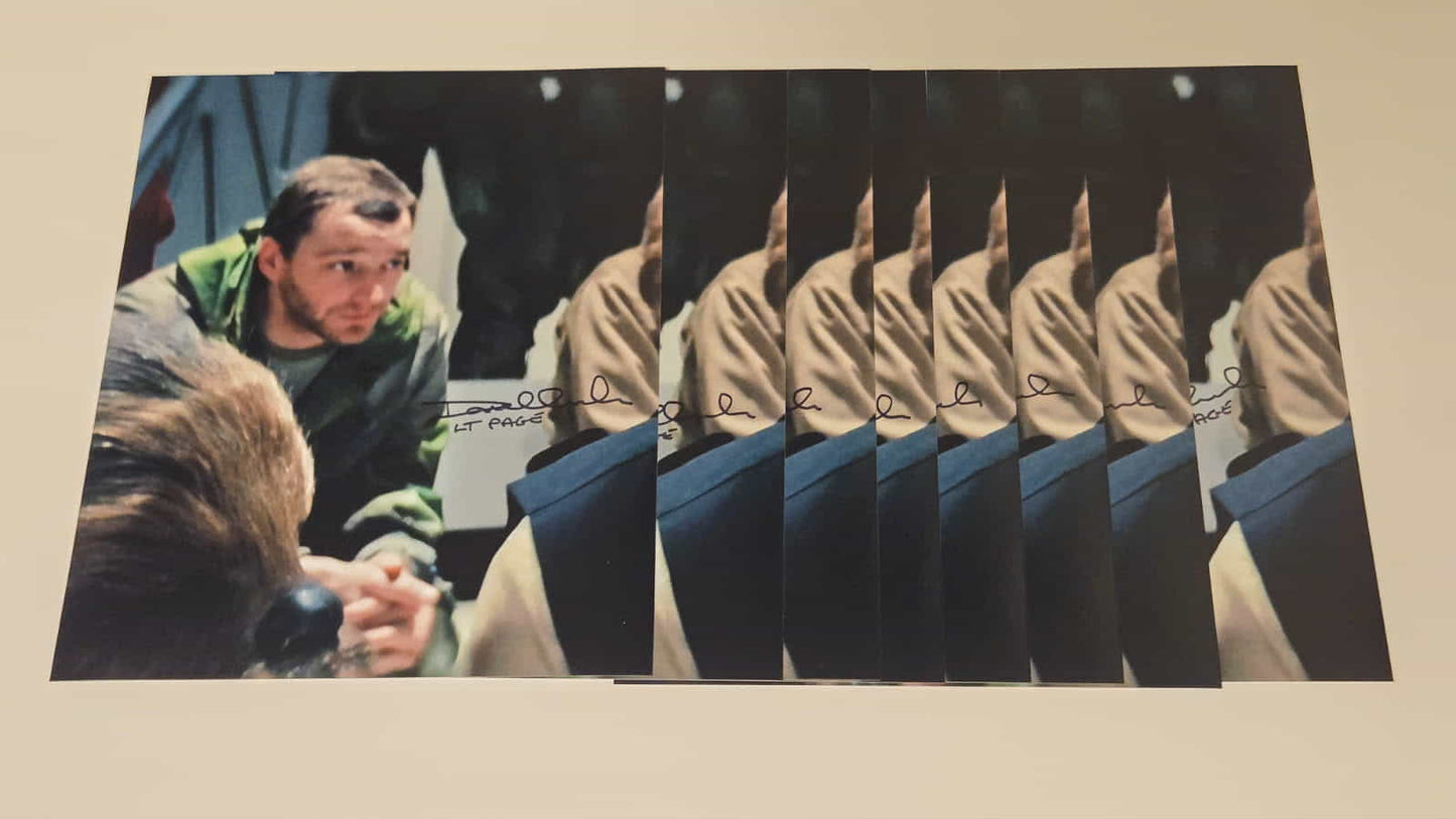 David Church SIGNED Lt. Page 8x10 (Vertical)