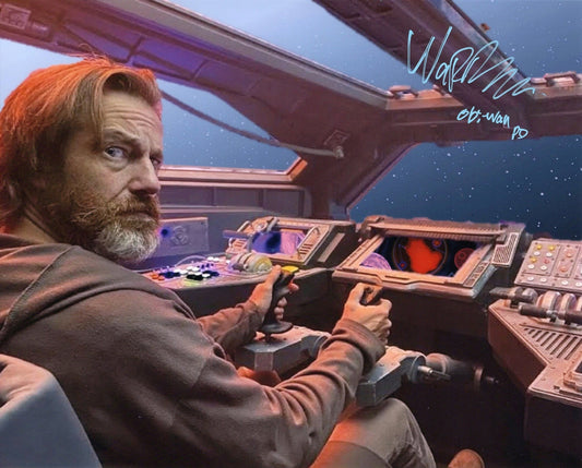 Warren Proulx SIGNED Obi-Wan Kenobi 8x10 (Cockpit)