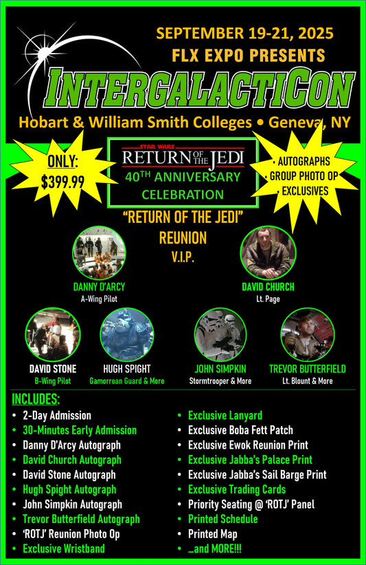 "Return of the Jedi" Reunion V.I.P. Package