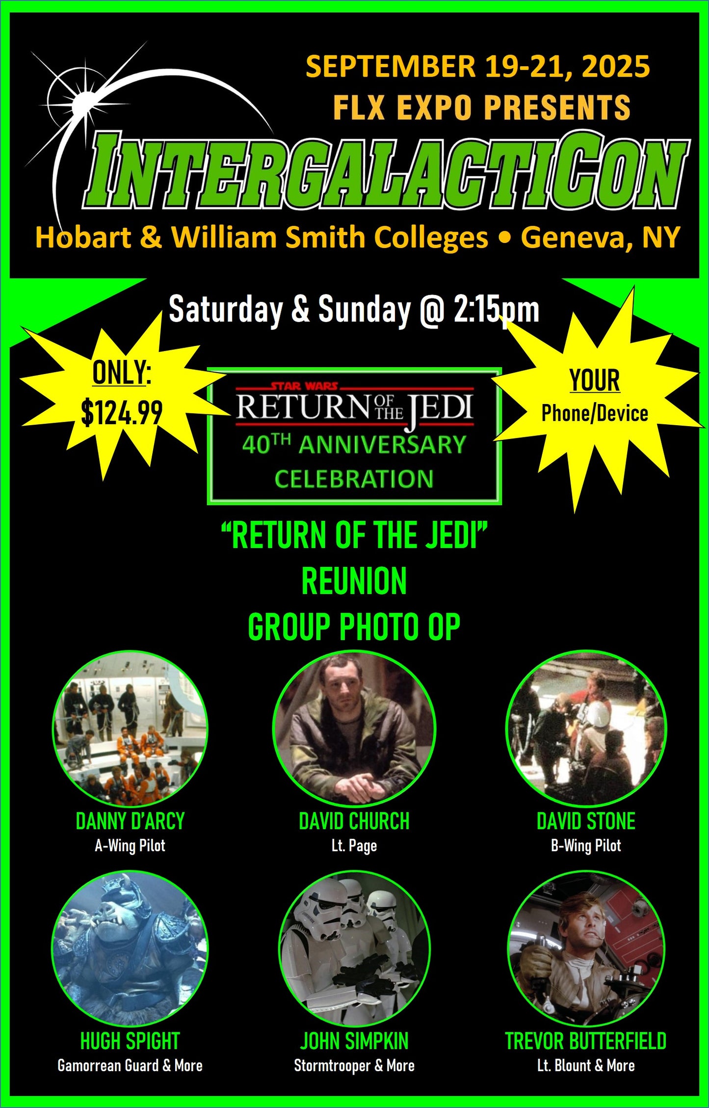 "Return of the Jedi" Reunion Photo Op