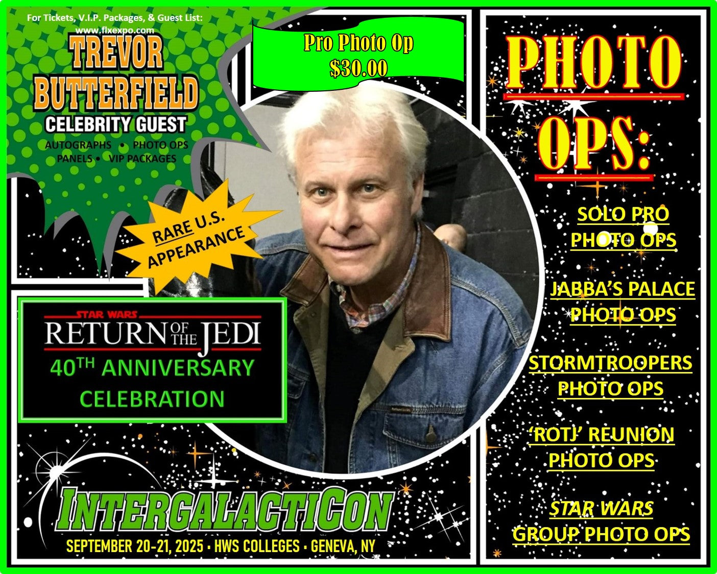 TREVOR BUTTERFIELD - Celebrity Guest