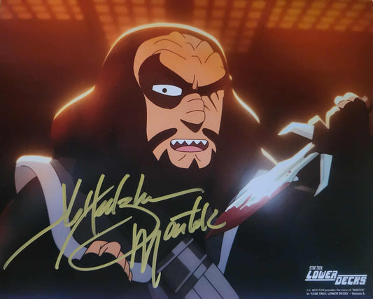 J.G. Hertzler SIGNED Martok 8x10 ('ST:LD')