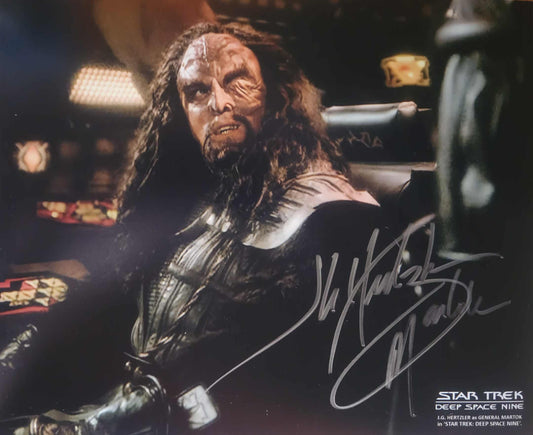 J.G. Hertzler SIGNED Martok 8x10 (Horizontal)
