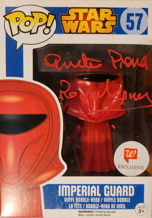 Quentin Pierre SIGNED Imperial Guard #57 Funko Pop! (Beckett Authenticated)
